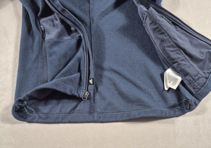 Veste polaire Adidas Outdoor femme S (38) bleu gris zippée
