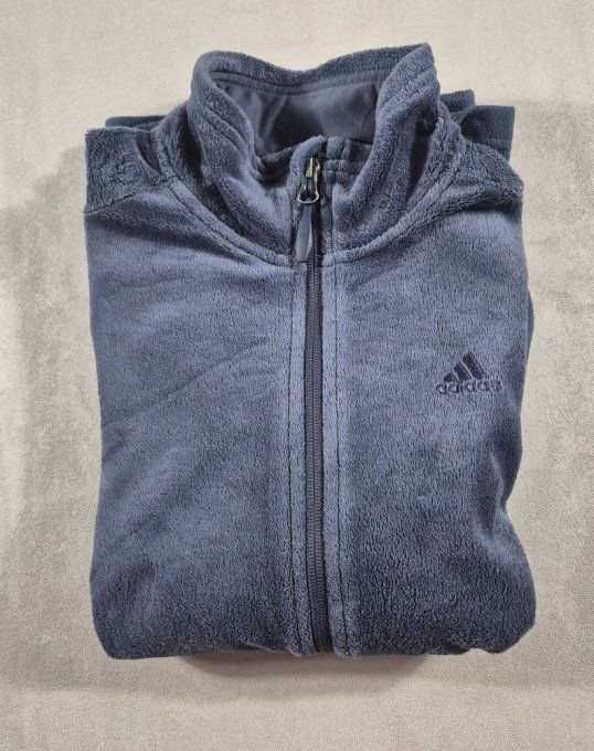 Veste polaire Adidas Outdoor femme S (38) bleu gris zippée