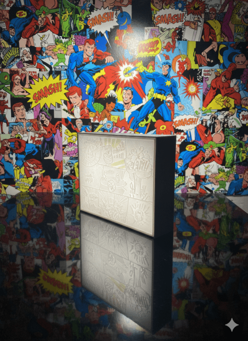 Veilleuse LED 3D “Pop Art Comics”