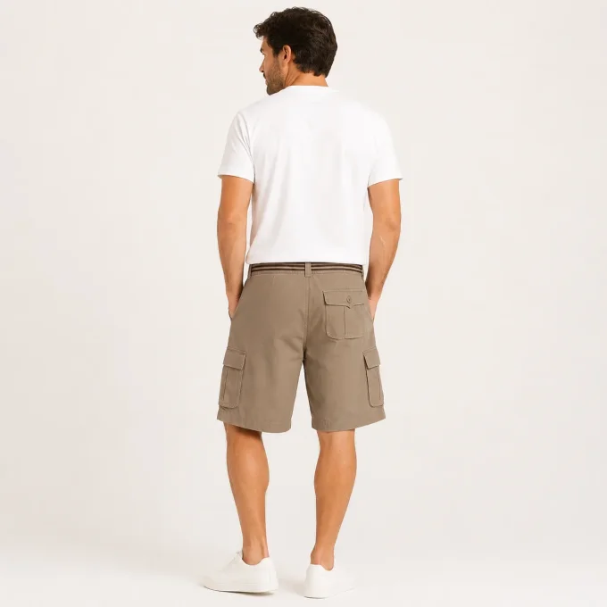 Short cargo adidas Originals beige porté homme