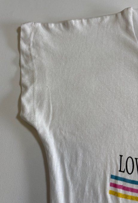 T-shirt femme blanc imprimé Complices S