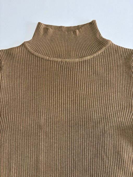 Pull court côtelé camel Ardene XS