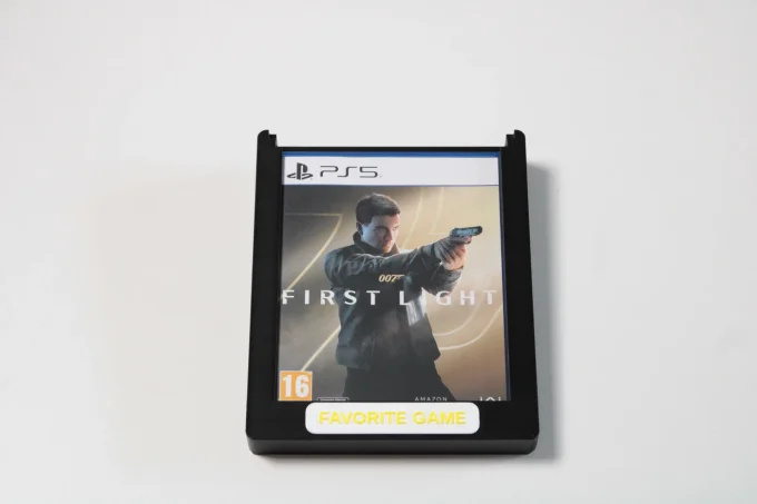 Cadre mural pour boîtier PS5 – Favorite Game noir