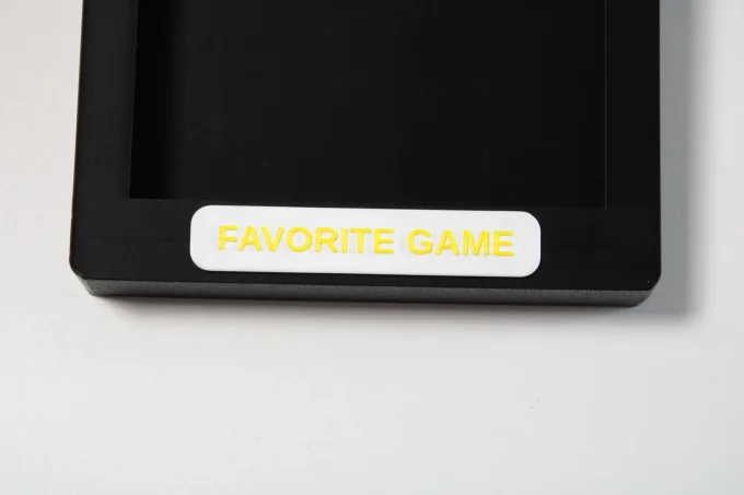 Cadre mural pour boîtier PS5 – Favorite Game noir