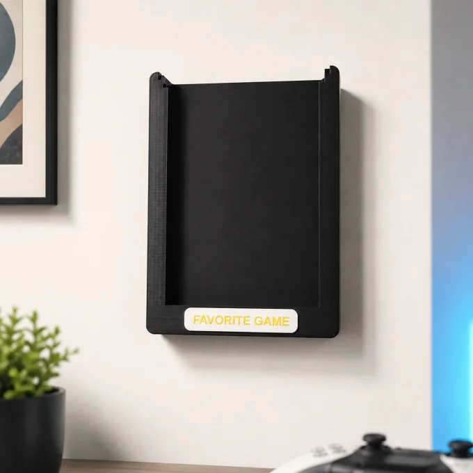 Mise en situation illustrative du cadre mural Favorite Game dans un espace gaming