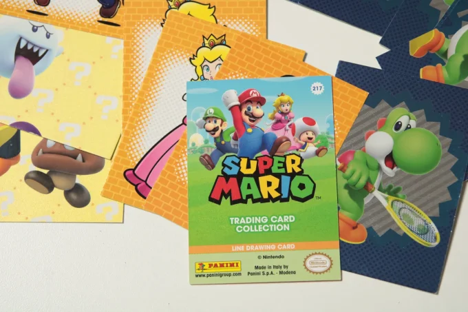 Cartes Super Mario Panini disponibles à l’unité