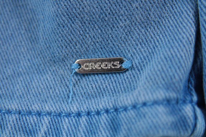 Veste courte en jean femme Creeks bleu délavé XXS
