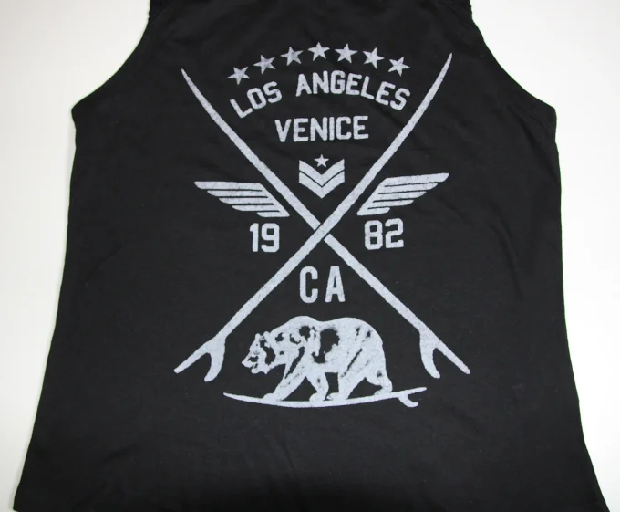 Débardeur femme noir Ardene Los Angeles Venice – taille M