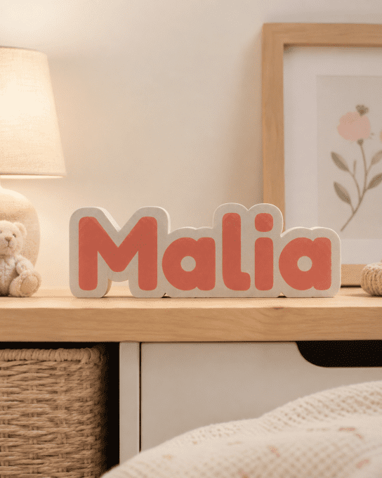 Prénom 3D personnalisé à poser – PLA+ 22 cm