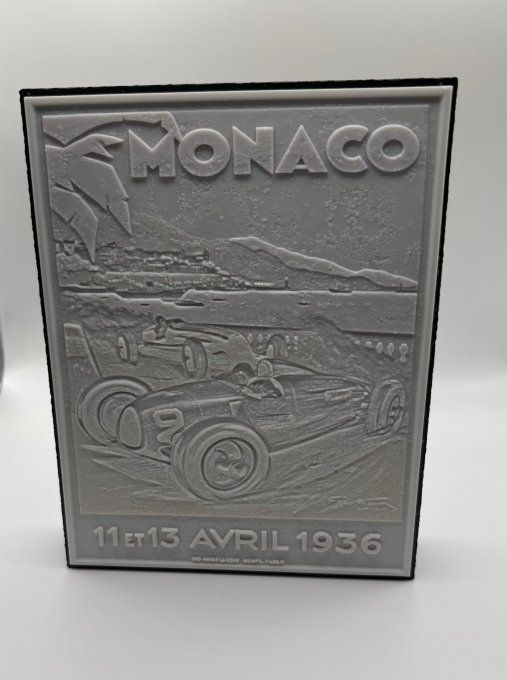 Veilleuse lithophane Monaco 1936 rétro avec LED USB-C