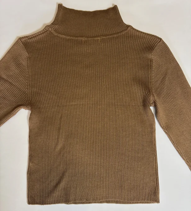 Pull court côtelé camel Ardene XS