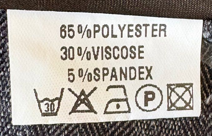 Pantacourt gris fonce à chevrons D.T.C Collection taille 40