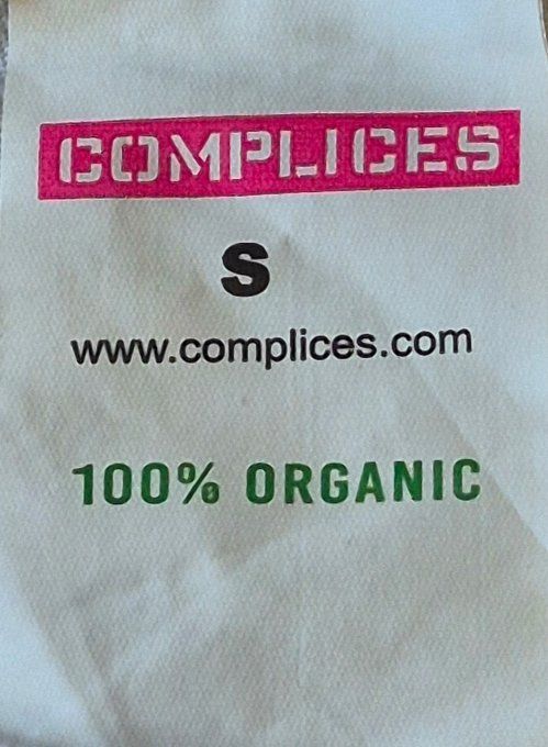 T-shirt femme blanc imprimé Complices S