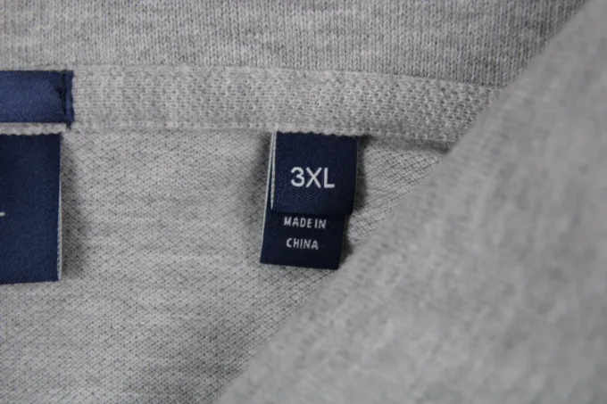 Polo GANT homme gris chiné 3XL coton stretch