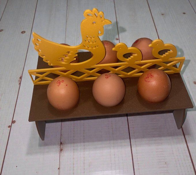 Porte-œufs décoratif – Impression 3D PLA