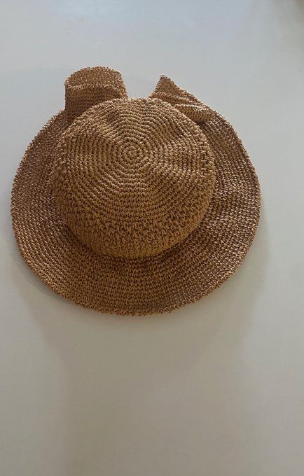 Chapeau Femme en Raphia Naturel – Réf. VC001-1