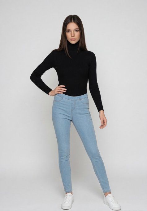 Jegging bleu clair Camaïeu femme neuf taille 38