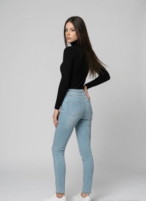 Jegging bleu clair Camaïeu femme neuf taille 38