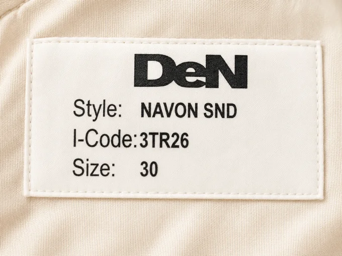 Jean homme beige DEN Navon stretch – taille 30