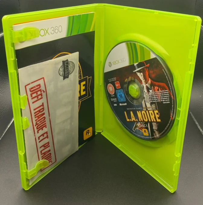 L.A. Noire Xbox 360 — jeu d’enquête d’occasion