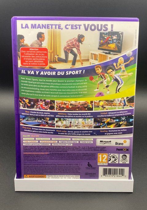 Kinect Sports Xbox 360 — jeu sportif Kinect, occasion testée