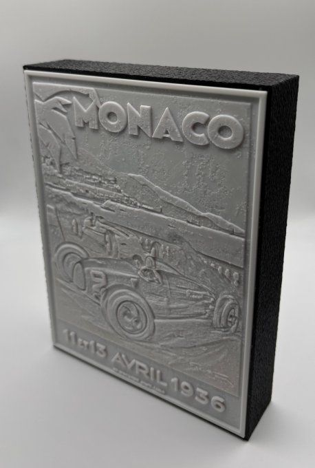 Veilleuse lithophane Monaco 1936 rétro avec LED USB-C