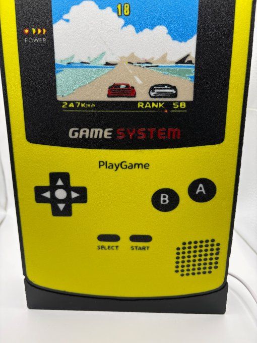 Fichier 3MF lampe rétro gaming style console portable