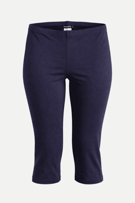 Legging corsaire bleu marine Terranova taille M vue de face