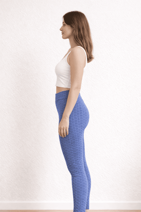 Legging gaufré taille haute, texture nid d’abeille, plusieurs coloris