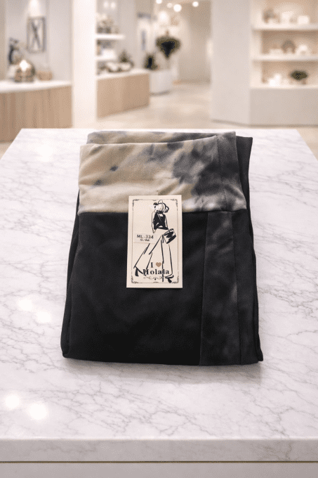 Legging noir à empiècements tie-dye, taille haute, 6 coloris