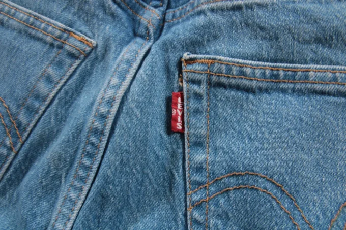 Jean femme Levi’s Premium Ribcage Straight Ankle bleu W23 L27 Fr 32