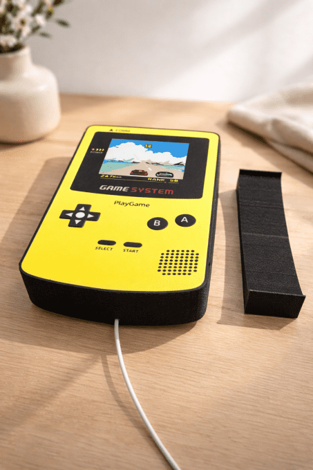 Fichier 3MF lampe rétro gaming style console portable