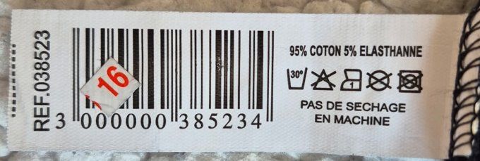 Mini-jupe tube noire extensible en jersey de coton, Taille M