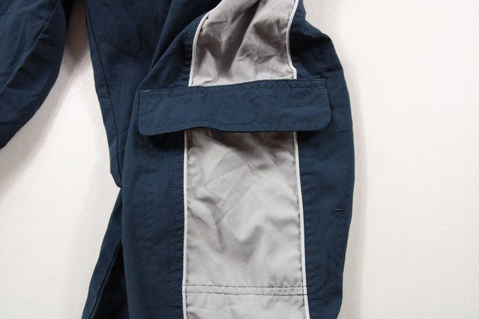 Pantalon Nike cargo vintage Y2K bleu marine gris XL junior
