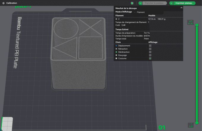 Organisateur de bureau géométrique 