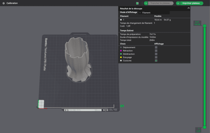 Vase design cannelé élégant – Fichier STL & 3MF