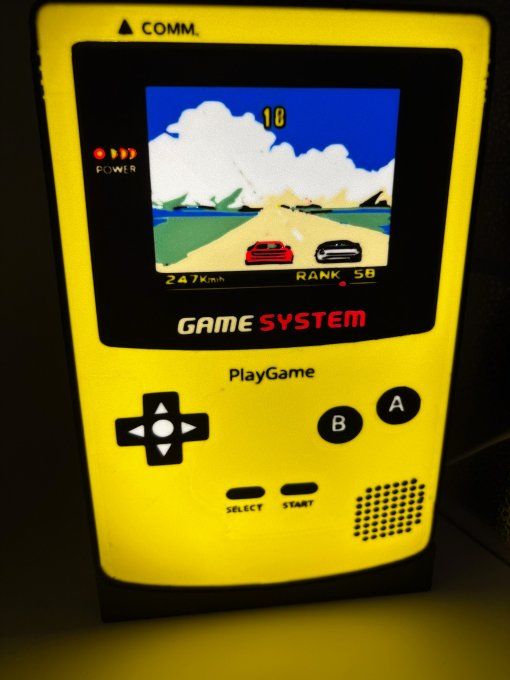 Fichier 3MF lampe rétro gaming style console portable