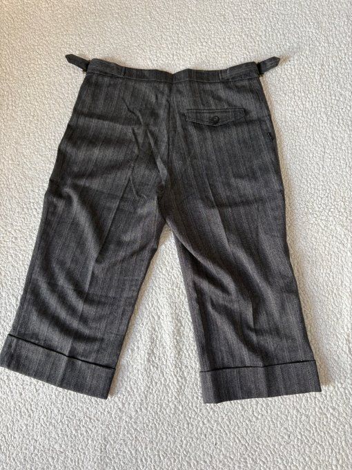 Pantacourt gris fonce à chevrons D.T.C Collection taille 40