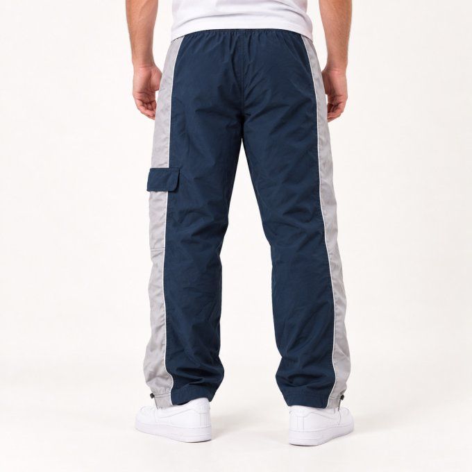 Pantalon Nike cargo vintage Y2K bleu marine gris XL junior
