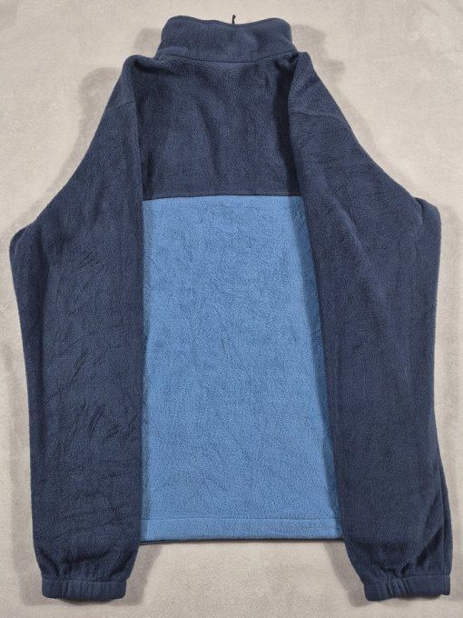 Polaire Columbia Steens Mountain demi-zip homme bleu bicolore S