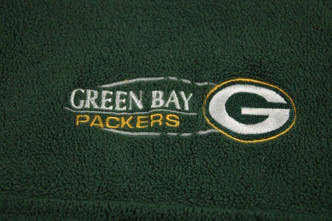 Polaire vintage NFL Green Bay Packers verte XL – 1/4 zip