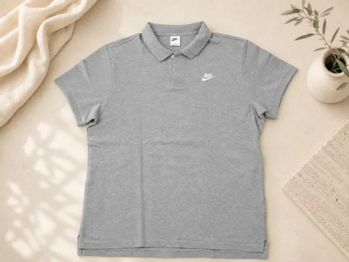 Polo Nike gris homme XL 100% coton très bon état
