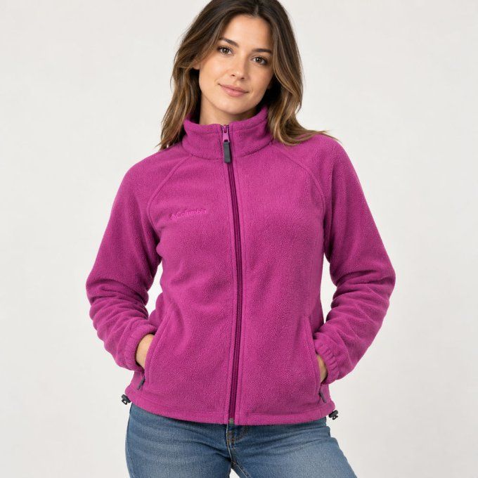 Veste polaire Columbia Benton Springs femme M rose violacé