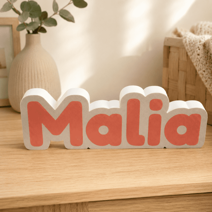 Prénom 3D personnalisé à poser – PLA+ 22 cm