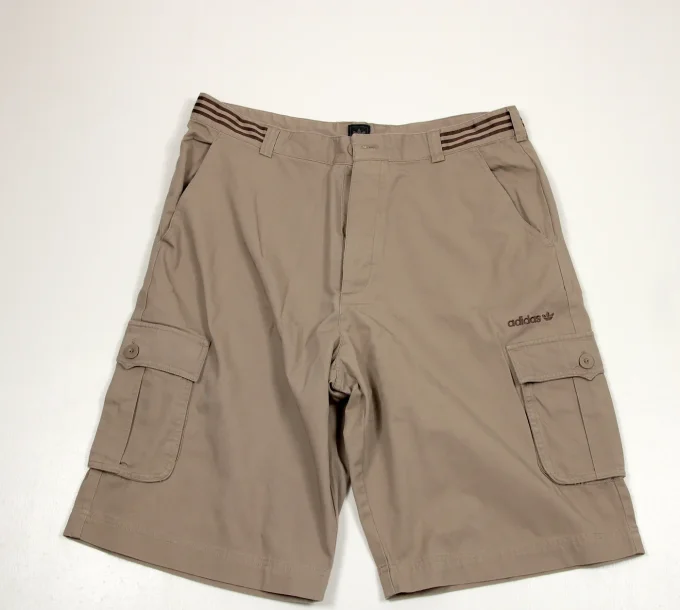 Short cargo adidas Originals beige homme M 100% coton très bon état