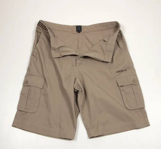 Short cargo adidas Originals beige homme M 100% coton très bon état