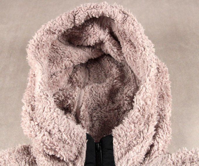 Polaire sherpa femme Calvin Klein Performance rose poudré – XS