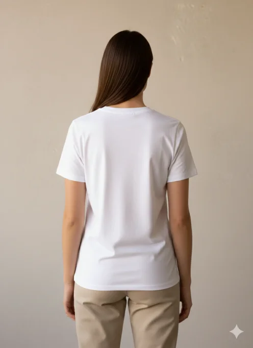 T-shirt femme blanc Very Ouest à imprimé cartoon