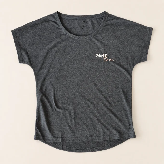 T-shirt de sport femme gris Energetics Self Love – taille 38