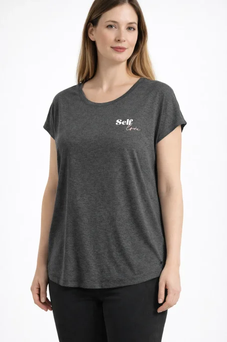 T-shirt de sport femme gris Energetics Self Love – taille 38